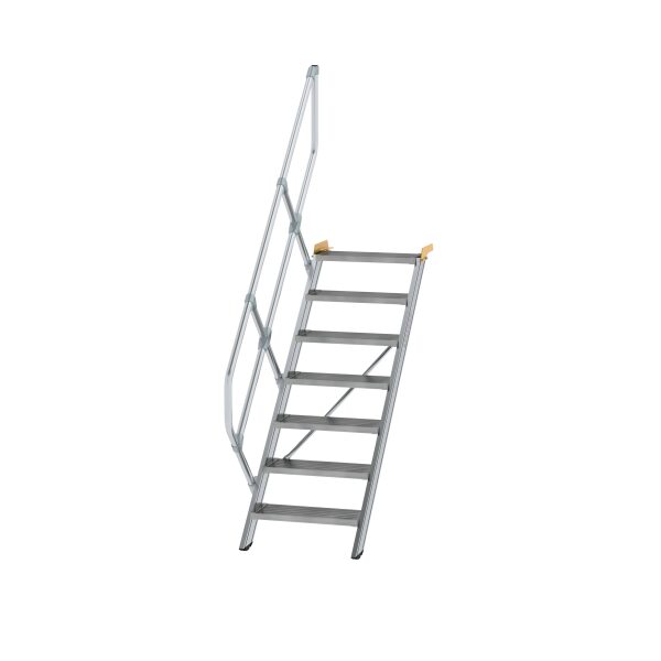 Treppe 45° Stufenbreite 600 mm 7 Stufen Aluminium...