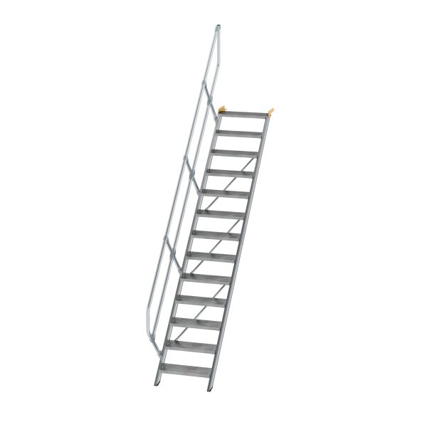 Treppe 45° Stufenbreite 600 mm 13 Stufen Aluminium...