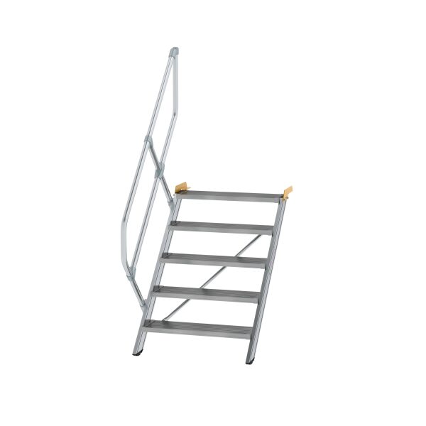 Treppe 45° Stufenbreite 800 mm 5 Stufen Aluminium...