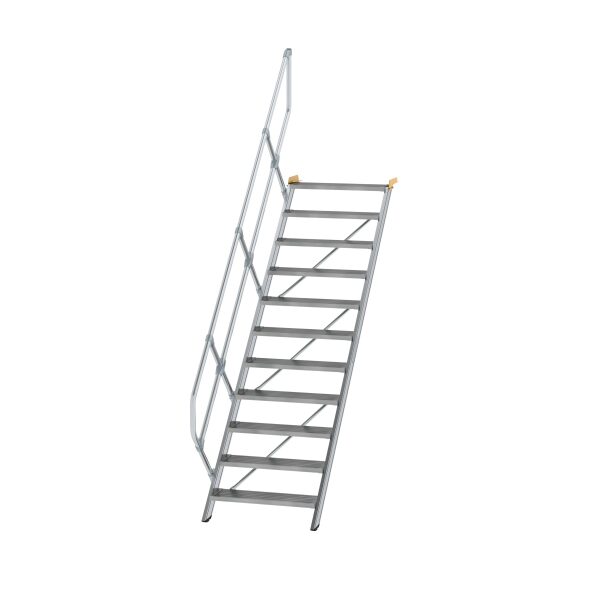 Treppe 45° Stufenbreite 800 mm 11 Stufen Aluminium...