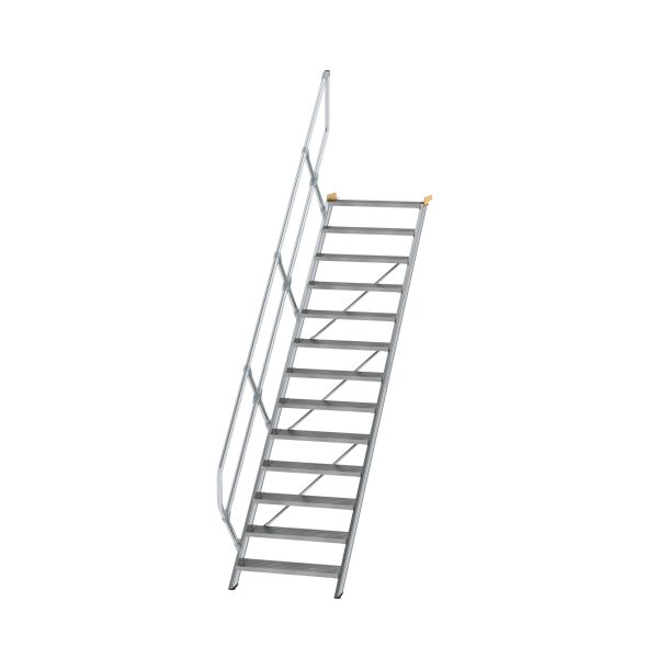 Treppe 45° Stufenbreite 800 mm 13 Stufen Aluminium...