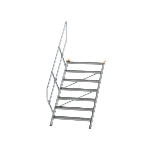 Treppe 45° Stufenbreite 1000 mm 7 Stufen Aluminium...