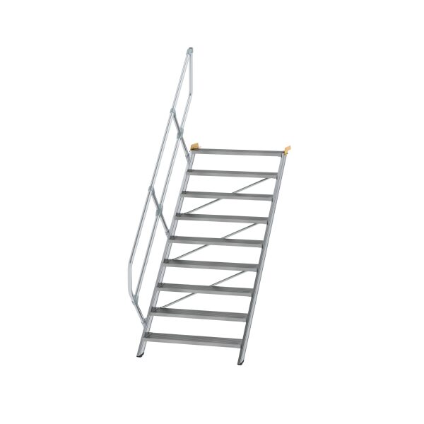 Treppe 45° Stufenbreite 1000 mm 9 Stufen Aluminium...