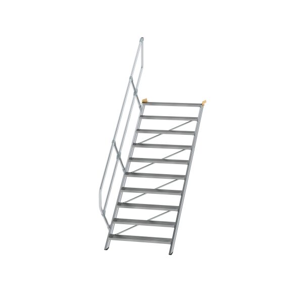 Treppe 45° Stufenbreite 1000 mm 11 Stufen Aluminium...