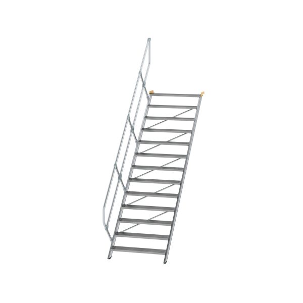 Treppe 45° Stufenbreite 1000 mm 13 Stufen Aluminium...