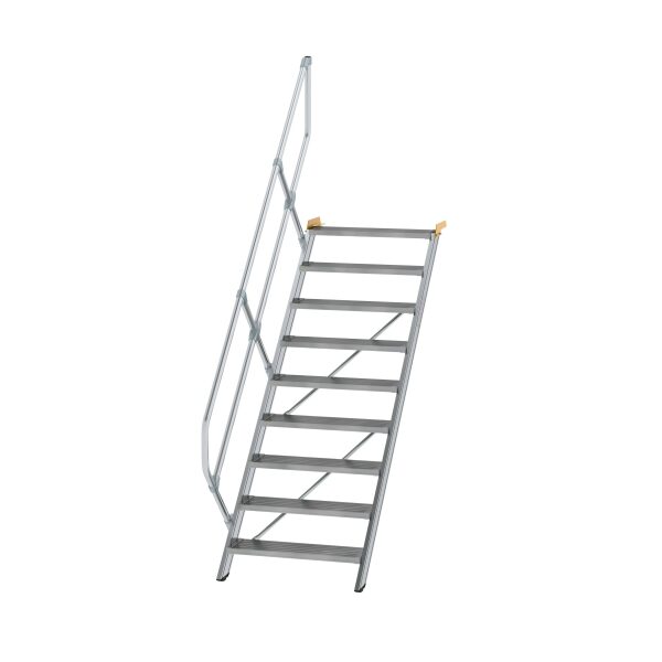 Treppe 45° Stufenbreite 800 mm 9 Stufen Aluminium...