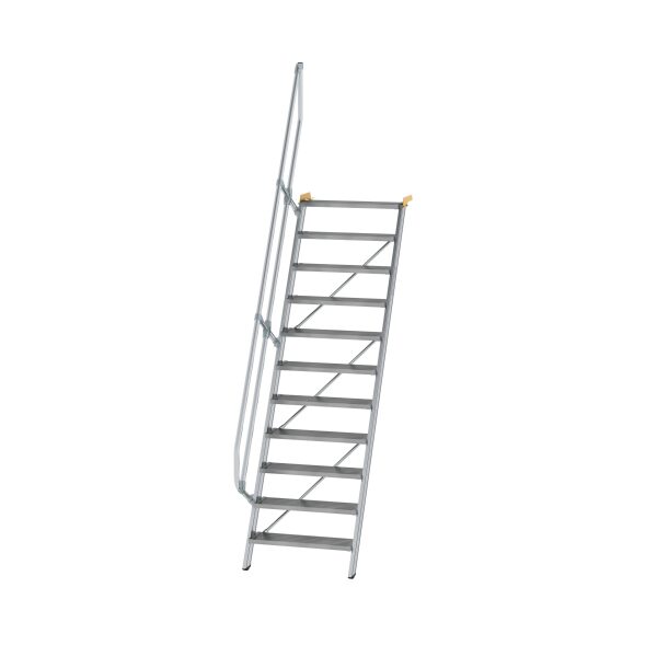 Treppe 60° Stufenbreite 800 mm 11 Stufen Aluminium...