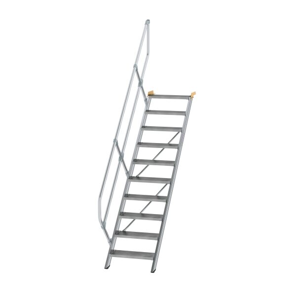 Treppe 45° Stufenbreite 600 mm 10 Stufen Aluminium...