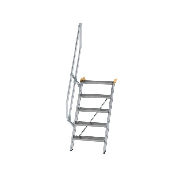 Treppe 60° Stufenbreite 600 mm 5 Stufen Aluminium...