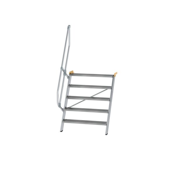 Treppe 60° Stufenbreite 1000 mm 5 Stufen Aluminium...