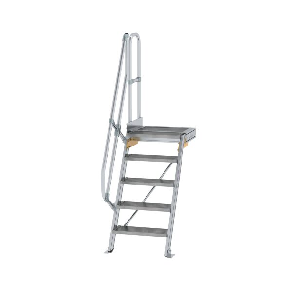 Treppe mit Plattform 60° Stufenbreite 600 mm 5 Stufen...