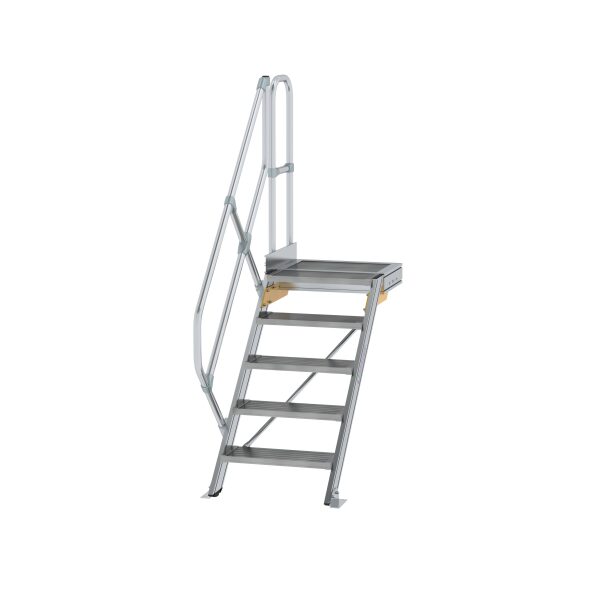 Treppe mit Plattform 45° Stufenbreite 600 mm 5 Stufen...