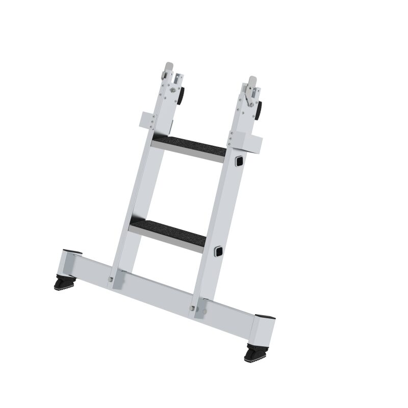 Stufen-Glasreinigerleiter Unterteil nivello-Traverse & clip-step R13 2 Stufen