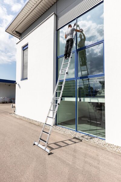 Stufen-Glasreinigerleiter Mittelteil mit clip-step R13 5...