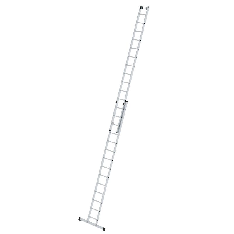 Sprossen-Schiebeleiter 2-teilig mit Standard-Traverse 2x14 Sprossen