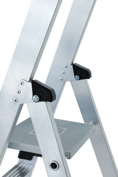 Stufen-Stehleiter 250 kg einseitig begehbar mit clip-step R13 3 Stufen