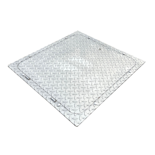 Schachtabdeckung Edelstahl V2A 700x700 mm...