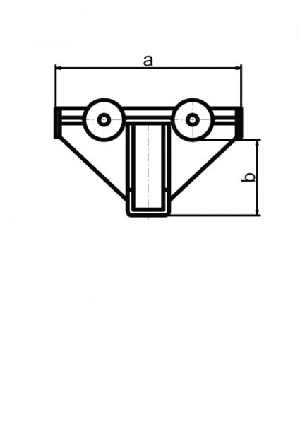 Grundgestell Kabelträger Typ 40, Kunststoff