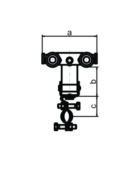 Kabelträger Typ 30, Stahl, Rundkabel