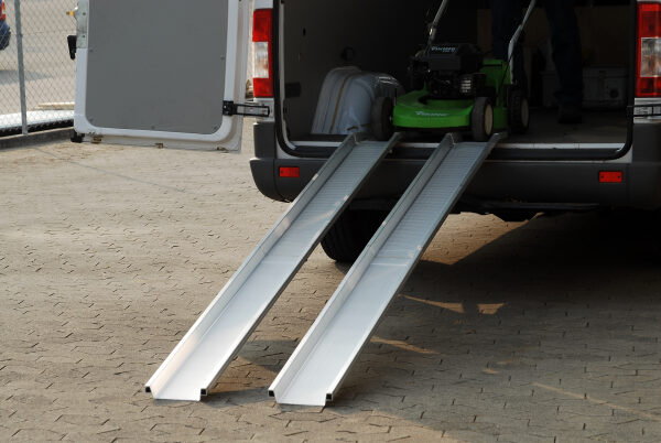 Aluminium Verladeschienen ABS-F – 1485 mm | Made in Germany – Qualität mit GS-Prüfung | Auffahrrampe