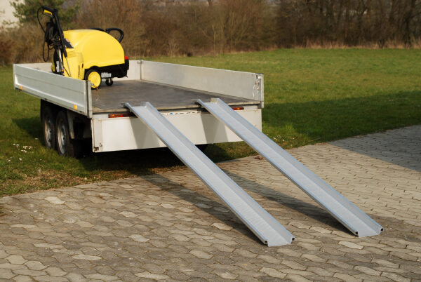 Aluminium Verladeschienen ABS – 2500 mm | Auffahrrampe ideal für Hänger, Transporter & Pkw