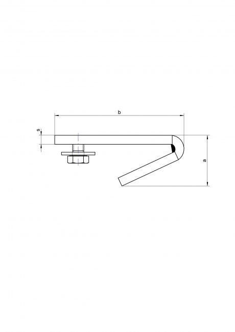 V2A - Laufschiene Typ 10, 2000 mm