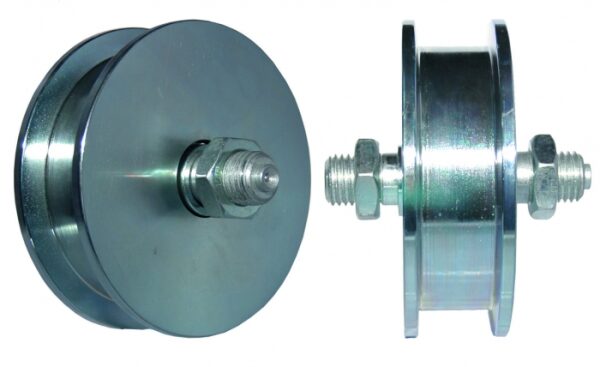 Laufrolle mit Achse und kantiger Nut, Ø 180 mm,...