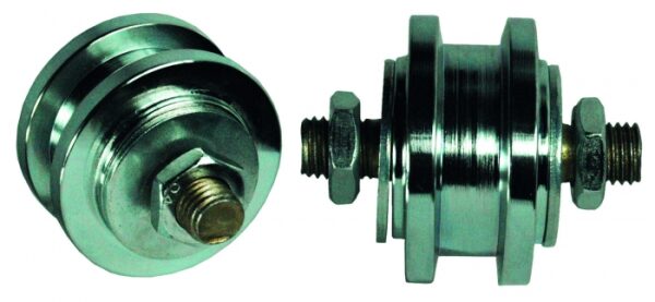Laufrolle mit Achse und kantiger Nut; Ø 60 mm, 100...