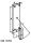 Falttortreibriegel, rechts- 25 x 8 mm - nicht mehr im Programm -