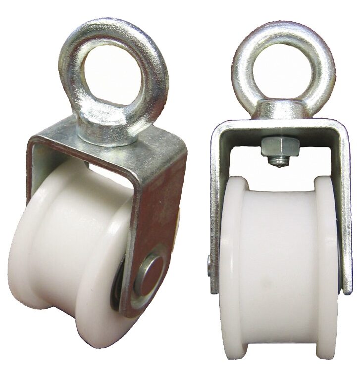 Kunststoffgurtrolle Ø 60 mm mit Bügel und Ring