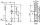 Schlosskasten 40x94,5x173mm, mit verzinktem Schloss mit Anti-Panikfunktion, mit Durchgangsfunktion D
DIN L