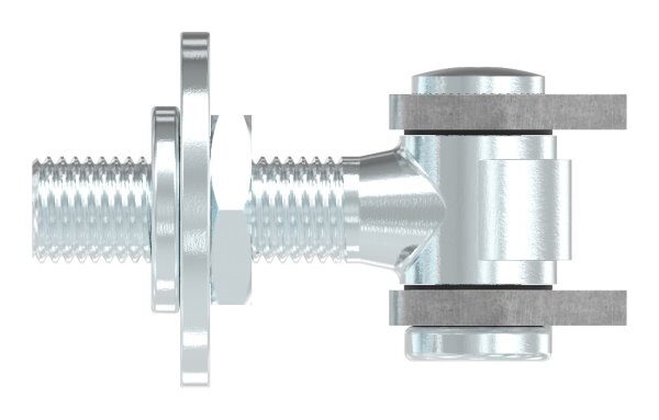 Torband M18 verstellbar, zum Anschweißen, galvanisch verzinkt, Tragkraft 125kg