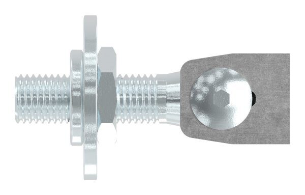 Torband M18 verstellbar, zum Anschweißen, galvanisch verzinkt, Tragkraft 125kg