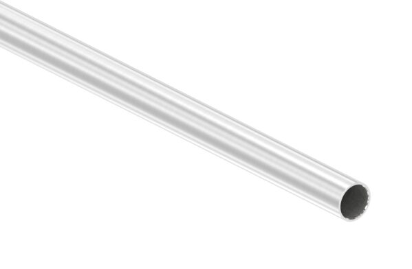Edelstahlrohr, 26,9x2,0mm, V2A, Korn 240 geschliffen, L:...