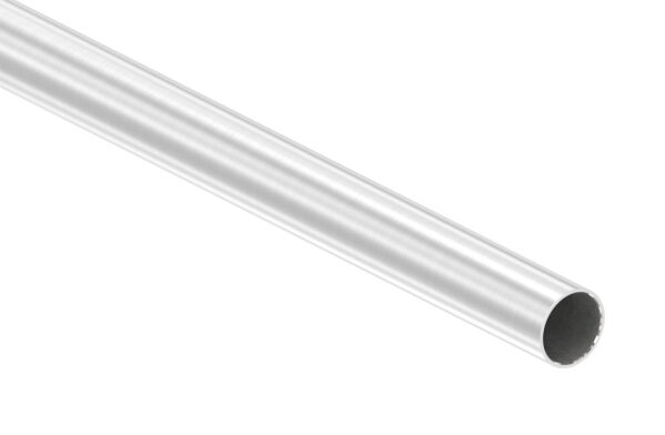 Edelstahlrohr, 33,7x2,0mm, V2A, Korn 240 geschliffen, L:...