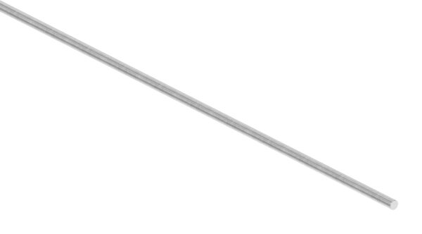 Rundmaterial, 6mm, V2A, ungeschliffen, L: 3000mm