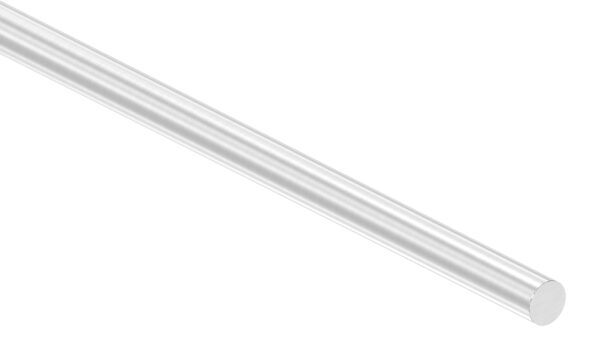 Rundmaterial, 20mm, V2A, Korn 240, L: 3000mm