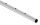 Edelstahlrohr, gerade gelocht, 33,7x2,0mm, Korn 240 geschliffen, V2A, L: 3000mm
