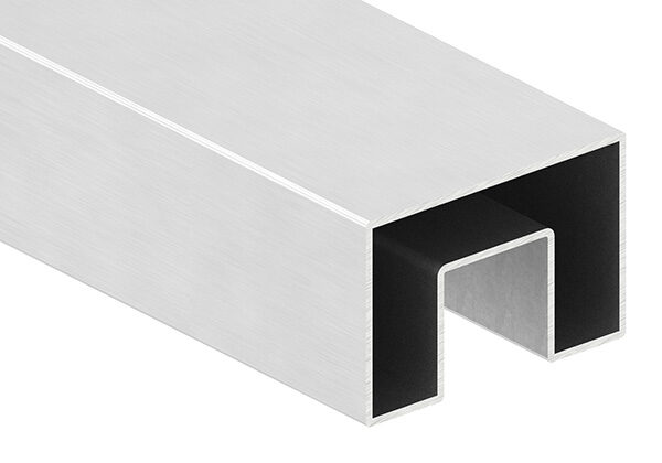Rechtecknutrohr, 60x40x1,5 mm, Korn 240 geschliffen, Nut:...