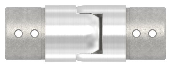 Verbinder flexibel für Nutrohr 42,4mm, abwärts 25-55°, V2A