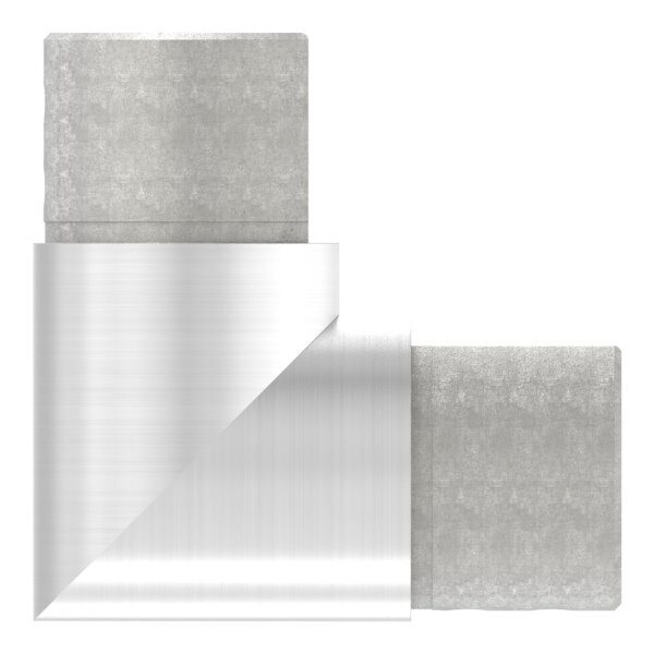 Eckbogen, vertikal, für Anschluss 48,3mm, V4A,...