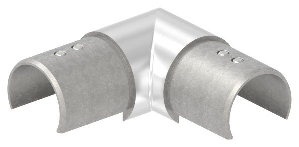 Eckbogen, horizontal, für Anschluss 42,4mm, V2A,...