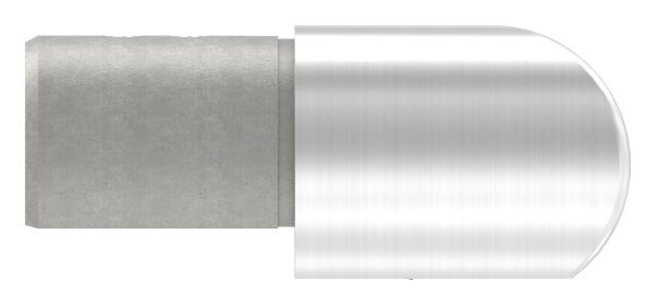Eckbogen, horizontal, für Anschluss 42,4mm, V4A, Verlaufsecke