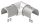 Eckbogen, horizontal, für Anschluss 42,4mm, V4A, Verlaufsecke