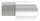 Eckbogen, horizontal, für Anschluss 48,3mm, V2A, Verlaufsecke
