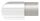 Eckbogen, horizontal, für Anschluss 48,3mm, V4A, Verlaufsecke
