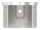 Endkappe, flach, für Nutrohr 48,3mm, V2A
