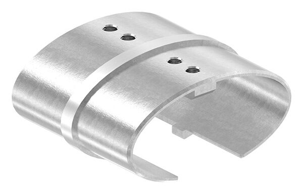 Verbinder 180° für Ovalnutrohr 80x40mm mit Nut...