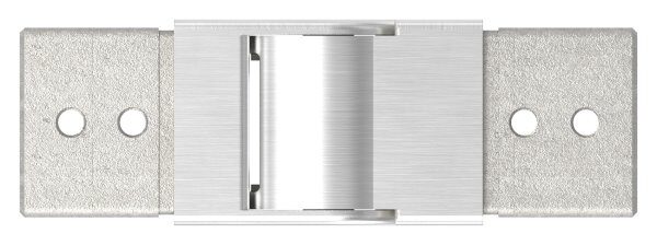 Verbinder flexibel für Quadratnutrohr 40x40mm, aufwärts 25-55°, V4A