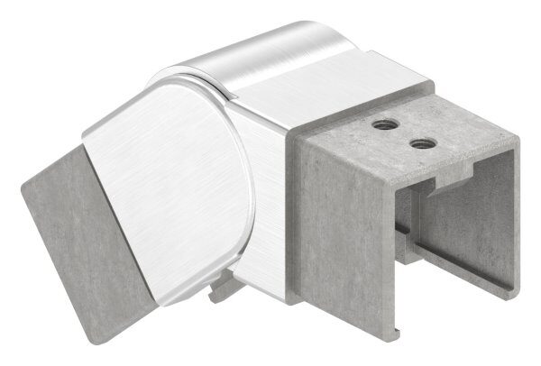 Verbinder flexibel für Quadratnutrohr 40x40mm,...